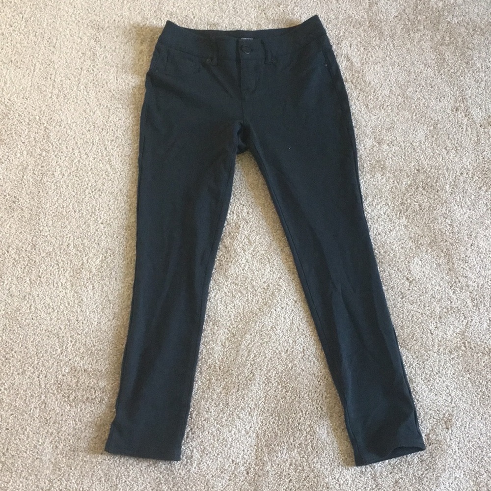 Dark green/blue ponte skinny pant